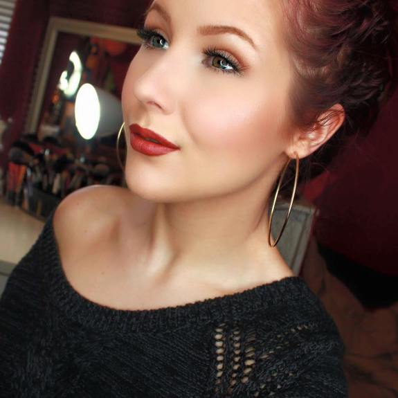 maybelline fit me matte and poreless foundation on skin 2