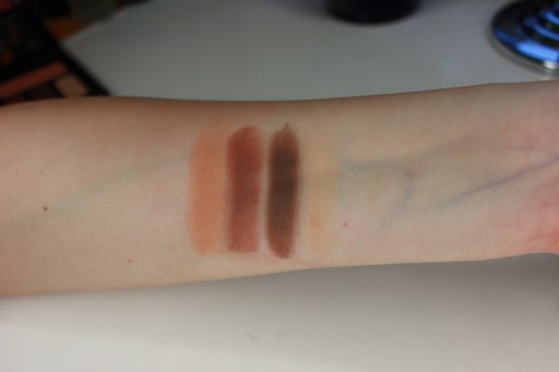 shade & light warm quad swatches
