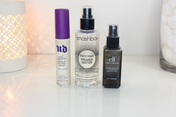 bullet proof makeup - setting sprays