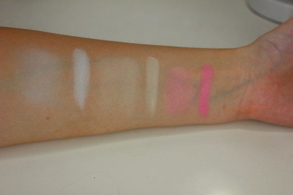 Sedona Lace Contour and Blush Palette swatches highlight and blush