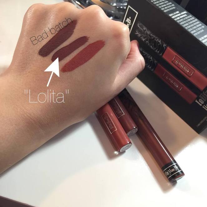 Sephora Lolita Lip Duo swatches and old Lolita comparison