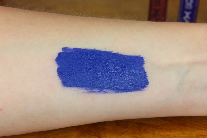 NYX Cosmetics Liquid Suede lipstick in Jet-Set