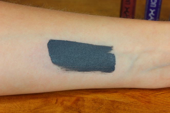 NYX Cosmetics Liquid Suede lipstick in Stone Fox