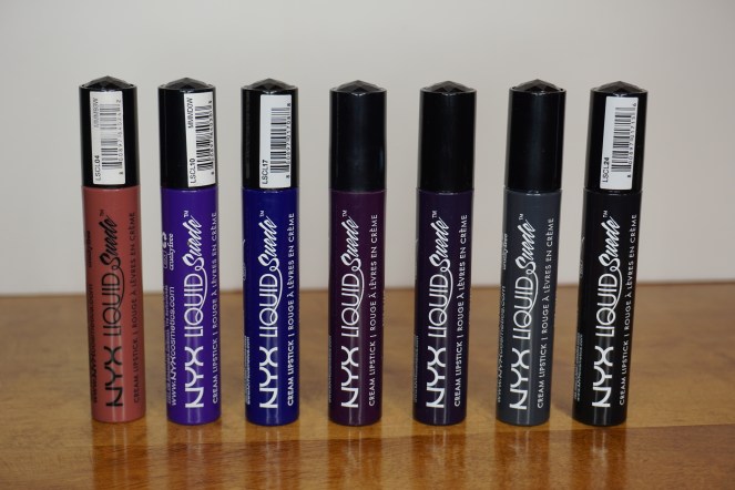 NYX Liquid Suede liquid lipsticks - review and swatches